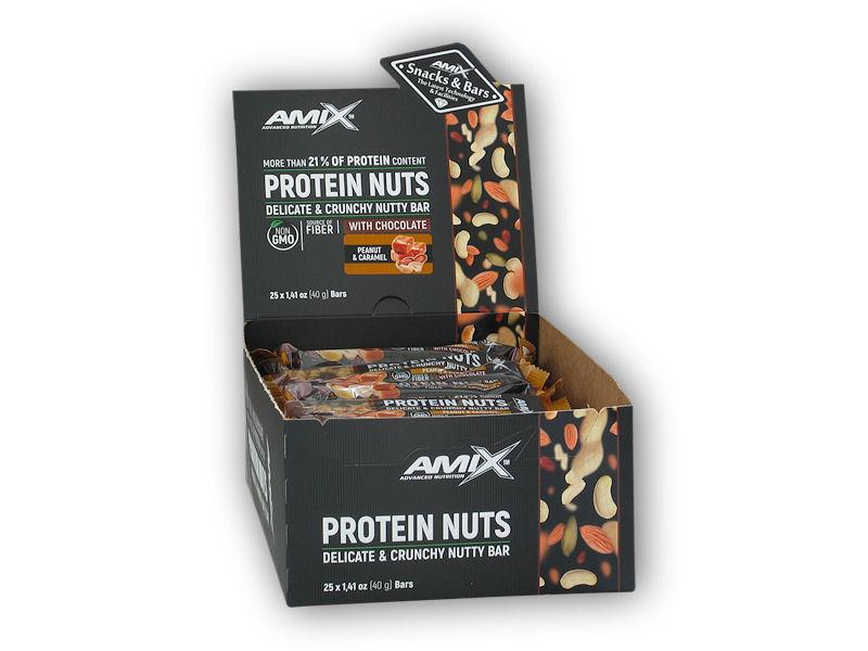 Amix 25x Protein Nuts Crunchy 40g MIX Amix