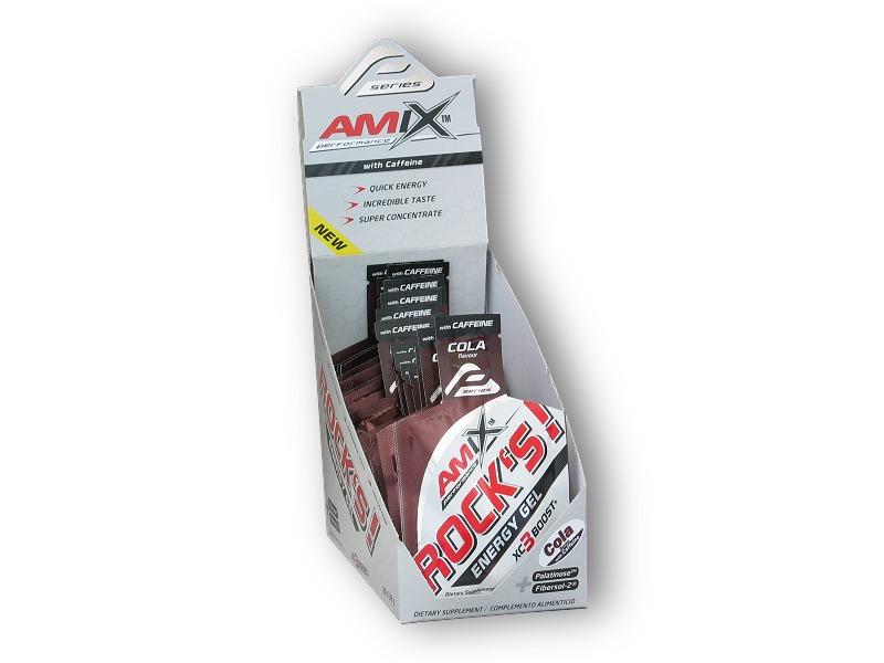 Amix Performance Series 20x Rocks Energy Gel With Caffeine 32g Amix