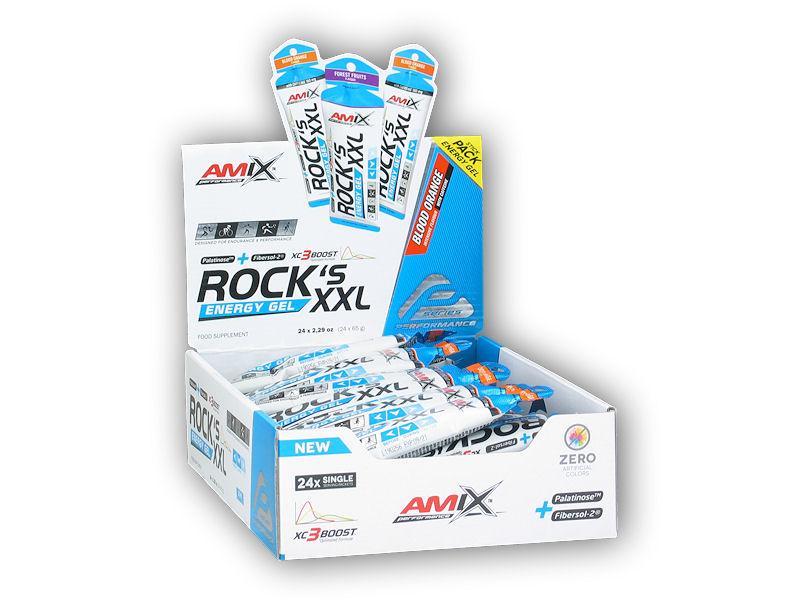Amix Performance Series 24x Rocks Energy Gel XXL with caffeine 65g Amix