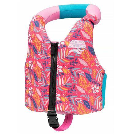 Aqua-Speed Aqua Pals plavecká vesta růžová Aqua Speed