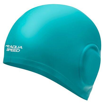 Aqua-Speed Volume Ear Cap koupací čepice tyrkysová Aqua Speed