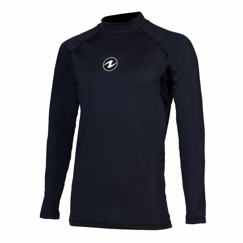 Aqualung Pánské lycrové triko Aqua Lung SLIM FIT černá