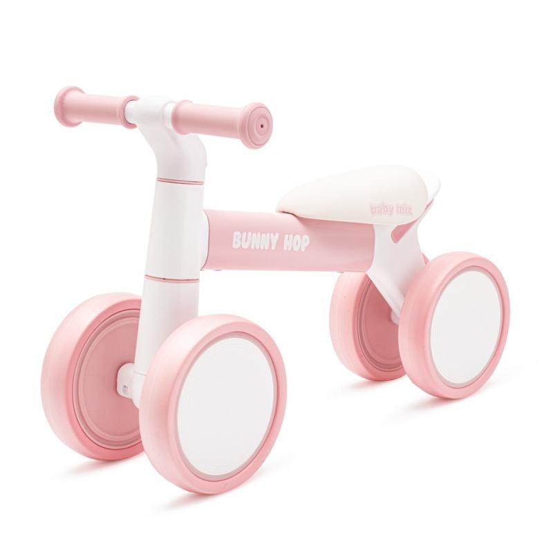 Baby Mix Dětské odrážedlo Bunny Hop Ultralight růžové BABY MIX