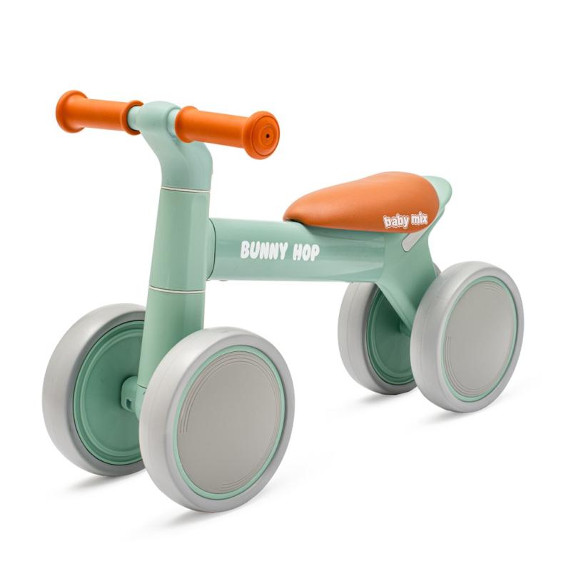 Baby Mix Dětské odrážedlo Bunny Hop Ultralight zelené BABY MIX