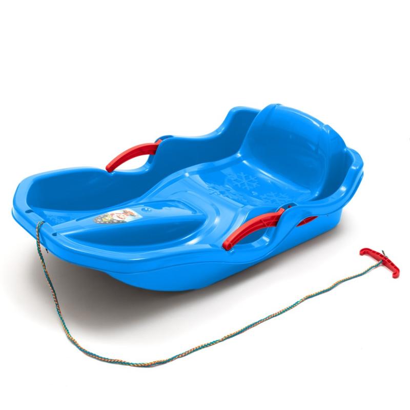 Baby Mix Plastové boby s opěradlem a brzdami SPEED BOB modré BABY MIX