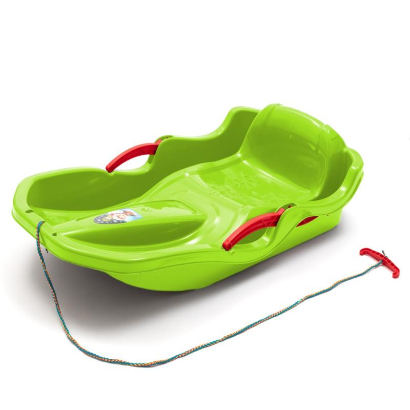 Baby Mix Plastové boby s opěradlem a brzdami SPEED BOB zelené BABY MIX