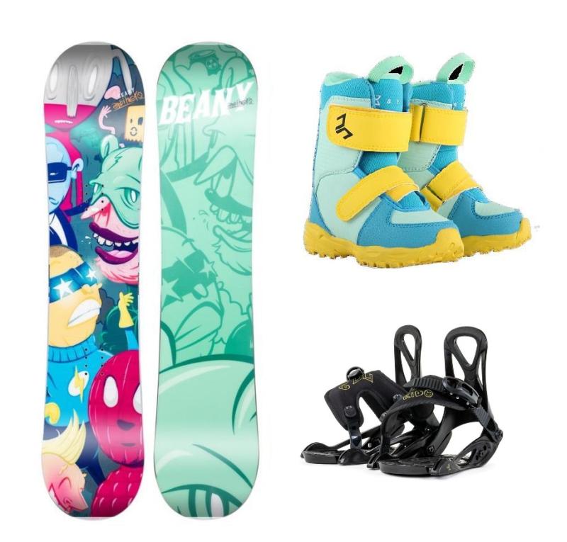 Beany Antihero snowboard + Beany Kido vázání + Beany Joker boty Beany