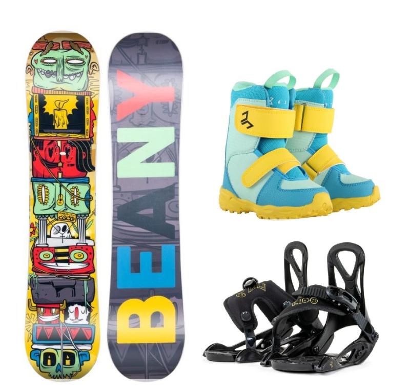 Beany Coco dětský snowboard + Beany Kido vázání + Beany Joker boty Beany