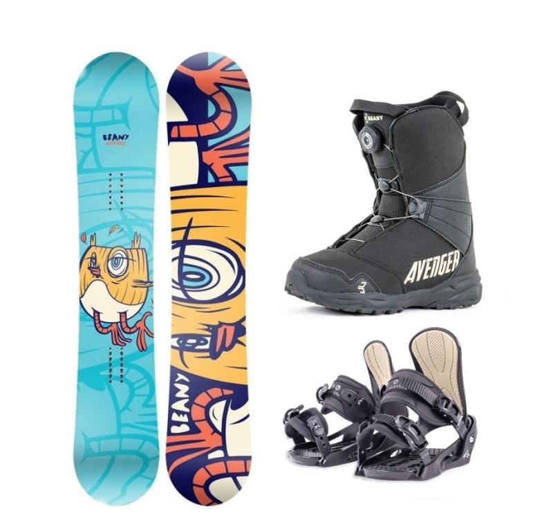 Beany MAD CHICK dětský snowboard + Beany Junior vázání + Beany Avenger BS boty Beany