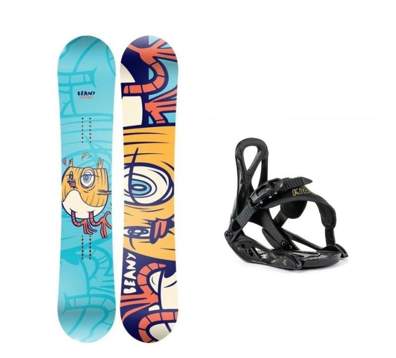Beany MAD CHICK dětský snowboard + Beany Kido dětské vázání Beany