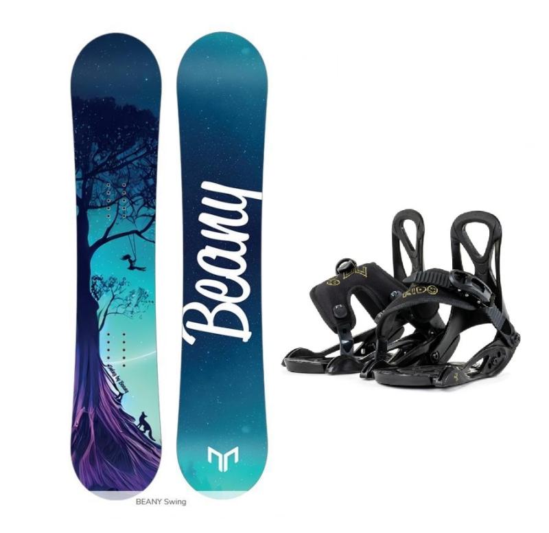 Beany Swing dětský/juniorský snowboard + Beany Kido vázání Beany