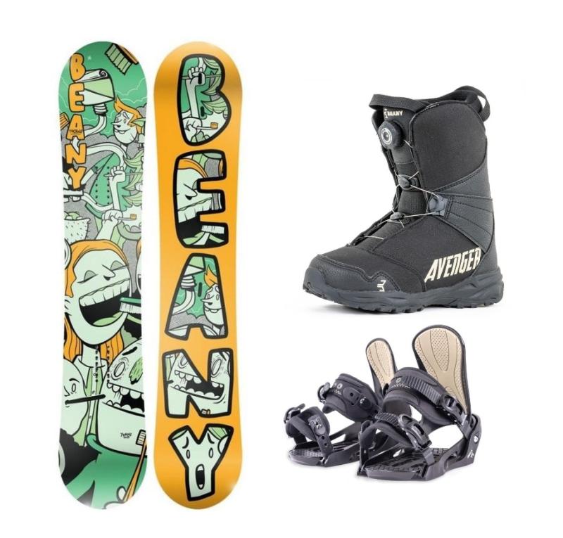 Beany TOOTHIE dětský snowboard + Beany Junior vázání + Beany Avenger BS Beany
