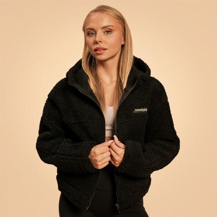 BeastPink Dámská bunda Hoodie Bliss Black GymBeam