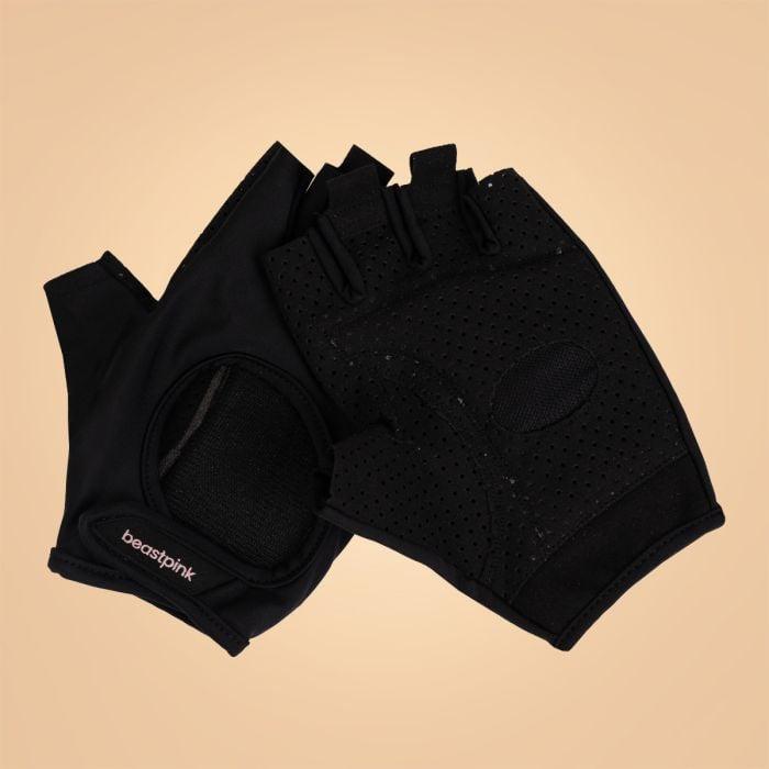 BeastPink Women‘s Hyper Fitness Gloves Black GymBeam