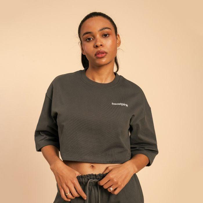BeastPink Dámské tričko Cropped Serenity Shadow GymBeam