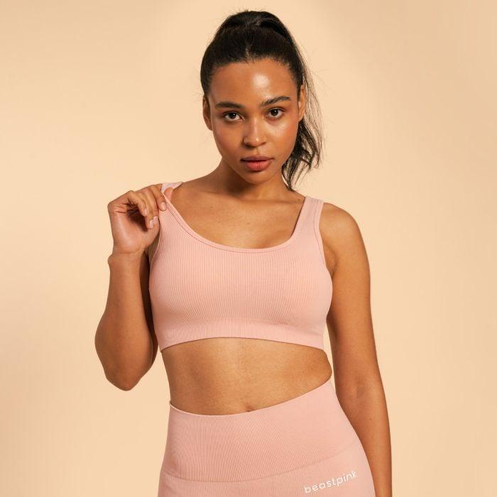 BeastPink Sportovní podprsenka Bralette Hyper Pink GymBeam