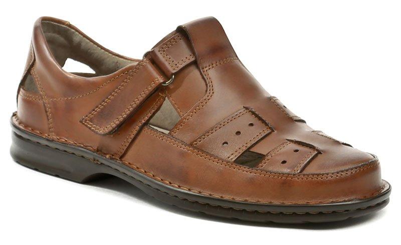 Bukat 227 hnědé pánské letní polobotky Bukat