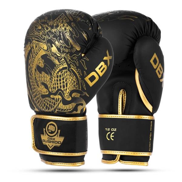 BUSHIDO Boxerské rukavice DBX Gold Dragon BUSHIDO