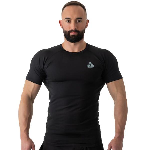 BUSHIDO Pánské tréninkové tričko DBX Rashguard RS Black BUSHIDO