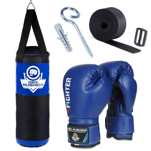 BUSHIDO Sada pro trénink boxu DBX DBX Kids60.3 modrá BUSHIDO