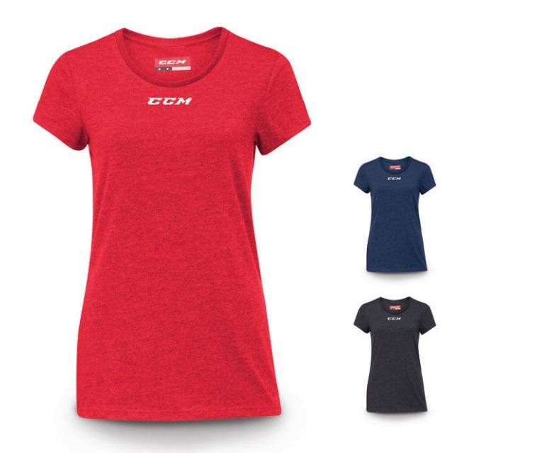 CCM Dámské triko Women's Crew Neck Tee SR CCM