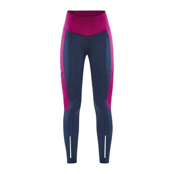Craft ADV Essence Warm Tights W modré s růžovou CRAFT
