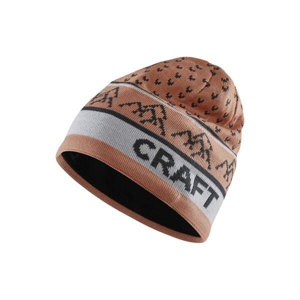 Craft CORE Backcountry Knit 1912379 čepice - oranžová (S) CRAFT