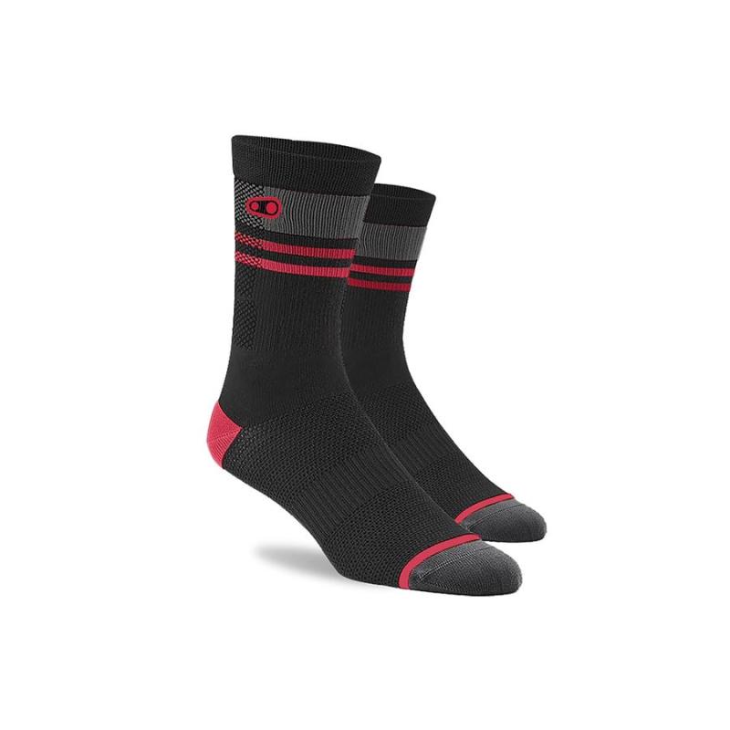Crankbrothers Icon MTB Sock Black/Red/Grey Crankbrothers