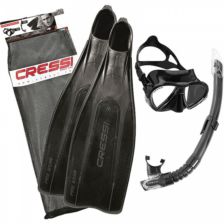 Cressi Šnorchlovací set SET PRO STAR BAG CRESSI