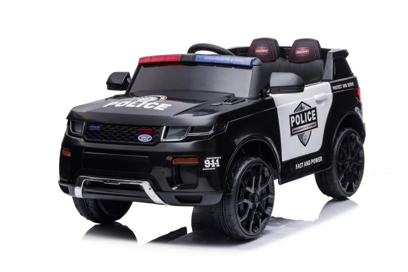 ELJET Dětské elektrické auto policie SUV černá Li-Ion ELJET