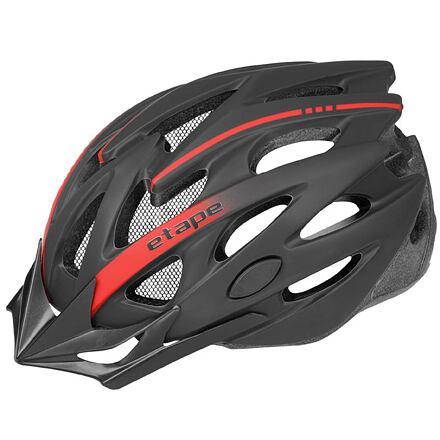 Etape Twister cyklistická helma černá-červená Etape