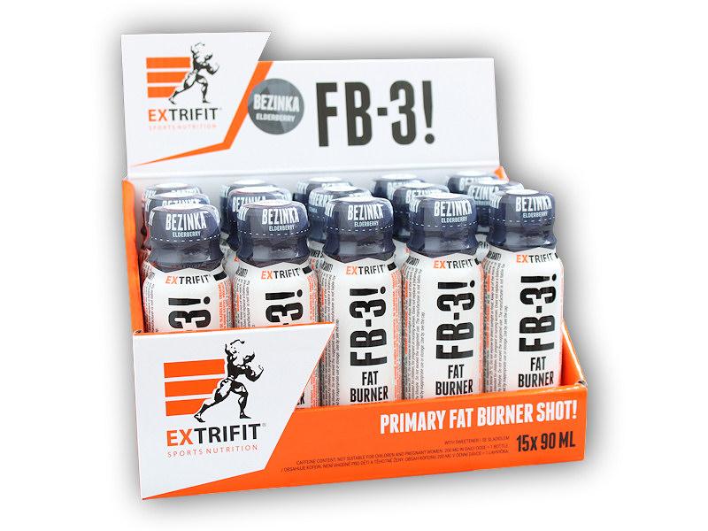 Extrifit FB-3! Fat Burner Shot 15 x 90ml Extrifit
