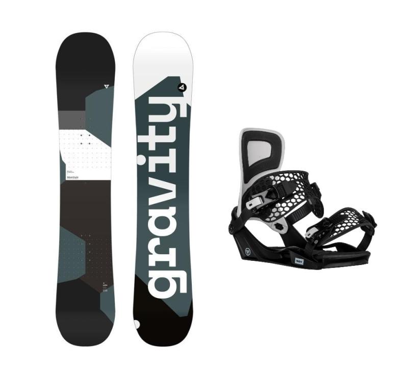 Gravity Adventure 24/25 snowboard + Gravity Indy black/white vázání Gravity