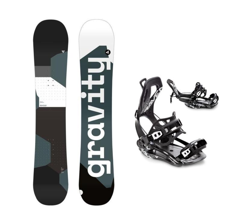 Gravity Adventure 24/25 snowboard + Raven Fastec FT360 black snowboardové vázání Gravity