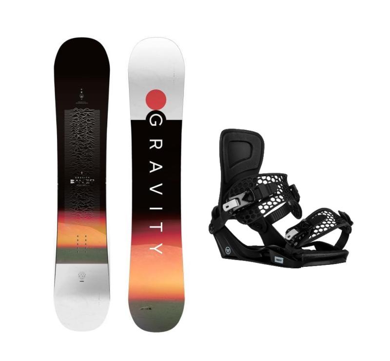 Gravity Bandit 24/25 pánský snowboard + Gravity Indy black vázání Gravity