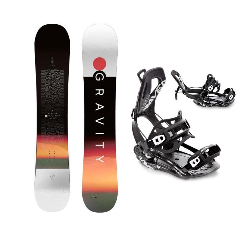 Gravity Bandit 24/25 pánský snowboard + Raven Fastec FT360 black vázání Gravity