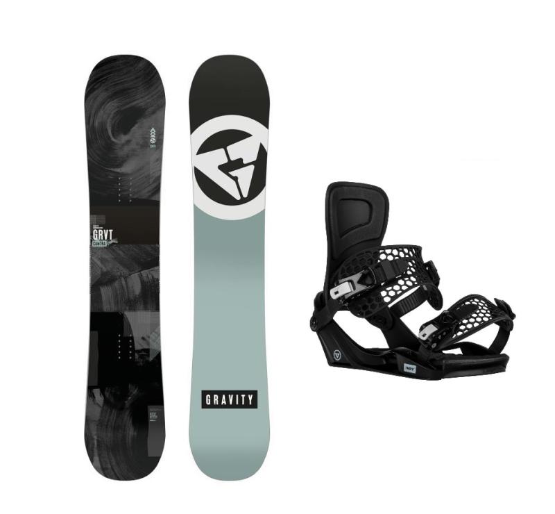Gravity Contra 24/25 pánský snowboard + Gravity Indy black vázání Gravity