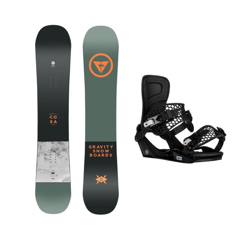 Gravity Cosa 24/25 pánský snowboard + Gravity Indy black vázání Gravity