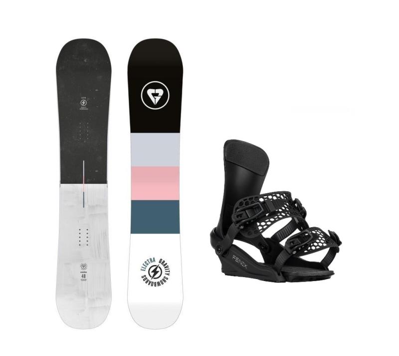 Gravity Electra 24/25 dámský snowboard + Gravity Fenix black vázání Gravity