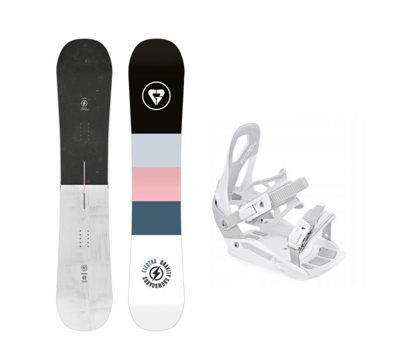 Gravity Electra 24/25 dámský snowboard + Raven S230 White vázání Gravity