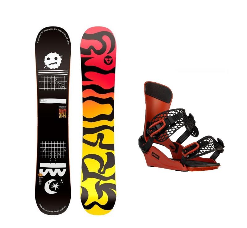 Gravity Empatic 24/25 pánský snowboard + Gravity Drift brick vázání Gravity