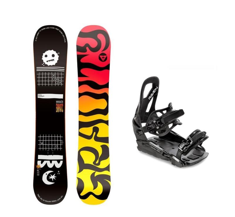 Gravity Empatic 24/25 pánský snowboard + Raven S230 Black vázání Gravity