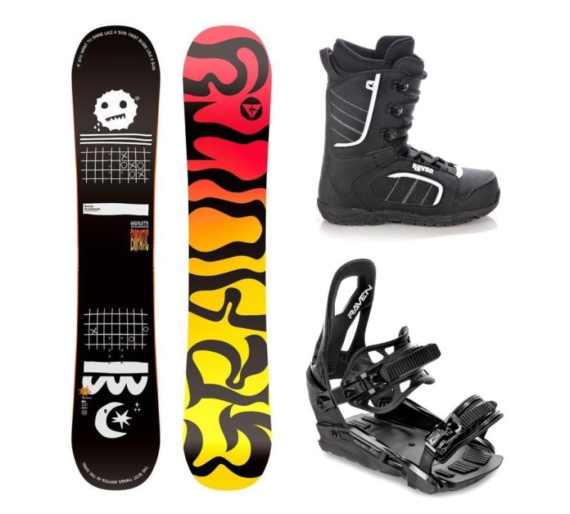 Gravity Empatic 24/25 snowboard + Raven S230 Black vázání + Raven Target obuv Gravity