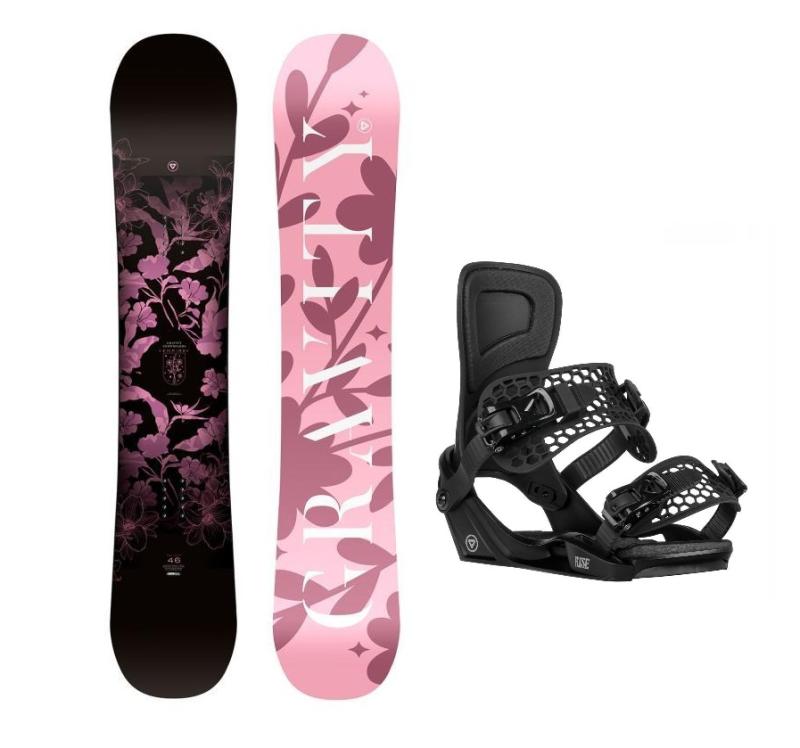 Gravity Empire 24/25 dámský snowboard + Gravity Rise black vázání Gravity