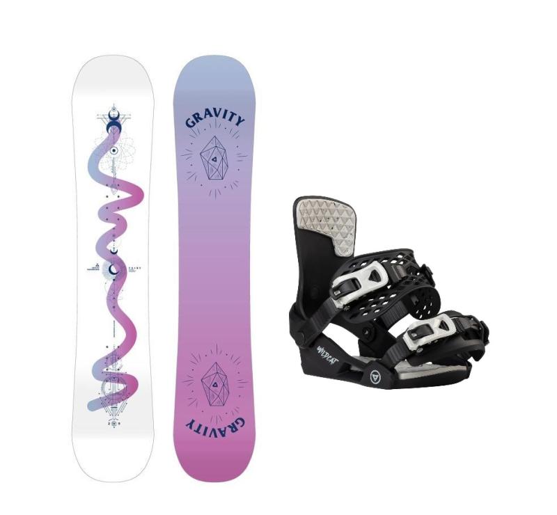 Gravity Fairy 24/25 juniorský snowboard + Gravity Wildcat black vázání Gravity