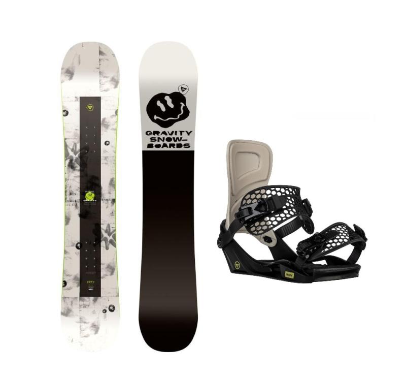 Gravity Madball 24/25 pánský snowboard + Gravity Indy stone/black vázání Gravity
