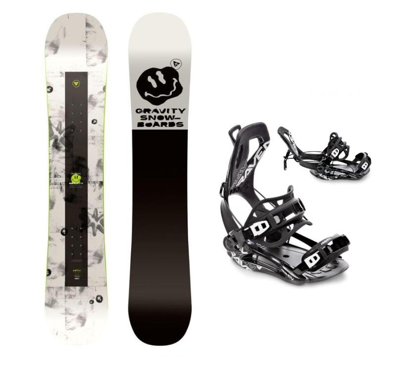 Gravity Madball 24/25 pánský snowboard + Raven Fastec FT360 black vázání Gravity