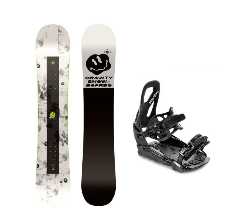 Gravity Madball 24/25 pánský snowboard + Raven S230 Black vázání Gravity