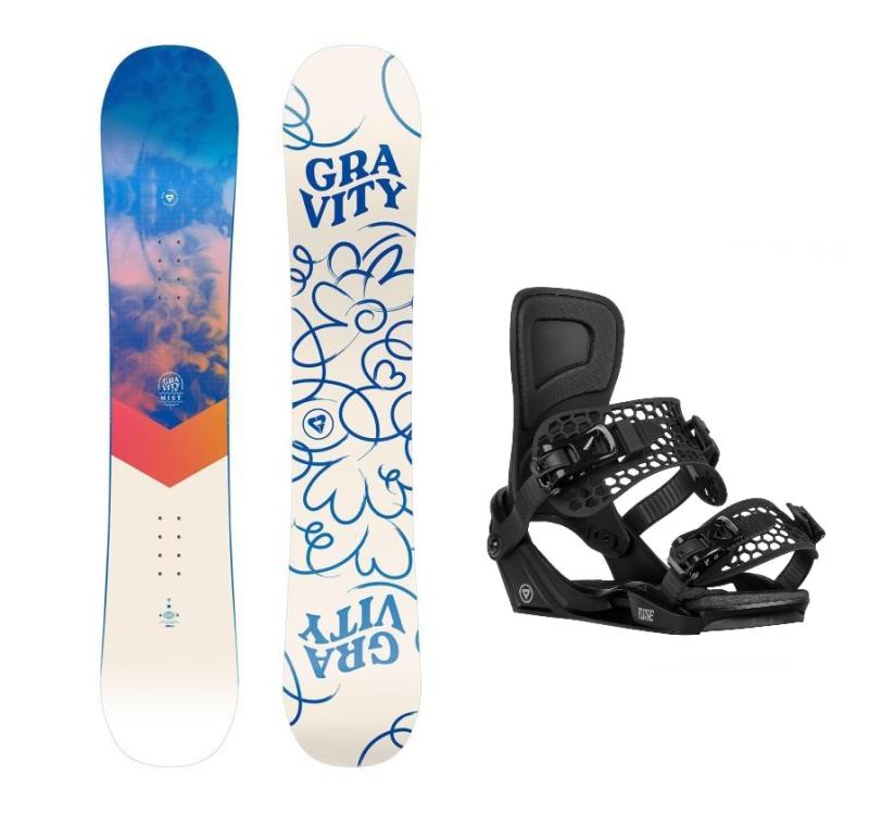 Gravity Mist 24/25 dámský snowboard + Gravity Rise black vázání Gravity