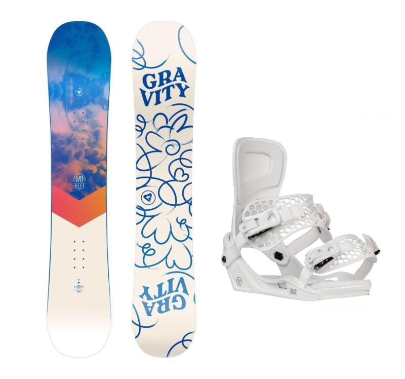 Gravity Mist 24/25 dámský snowboard + Gravity Rise white vázání Gravity